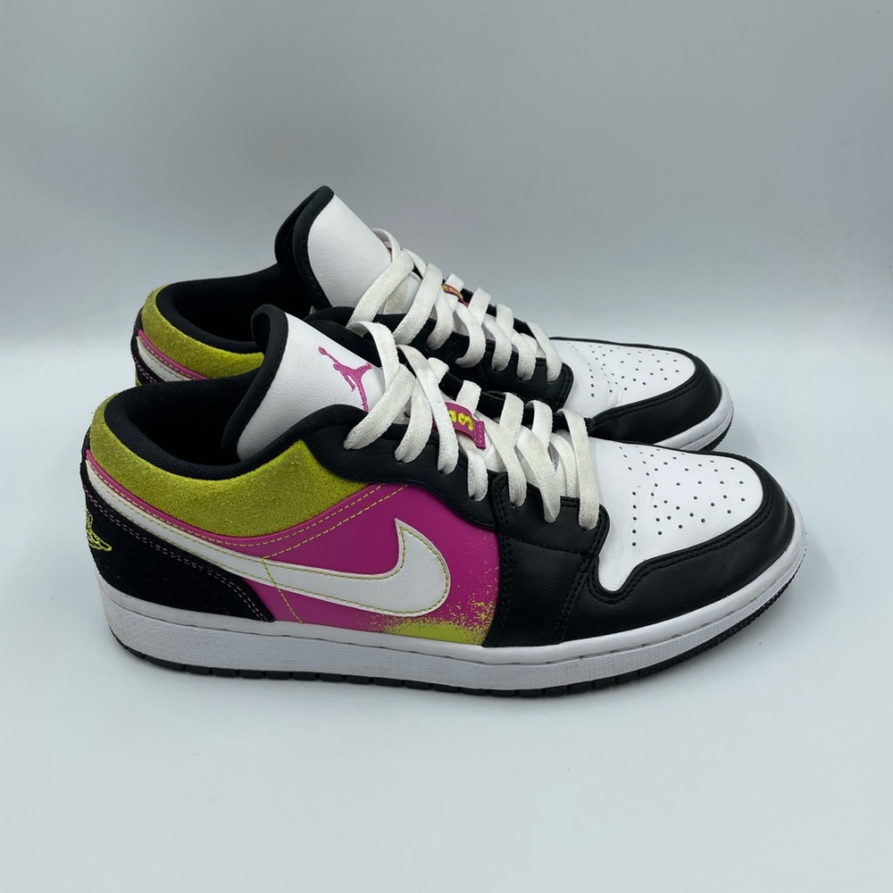 Nike Air Jordan 1 Low 'Spray Paint' Mens Sz 8.5